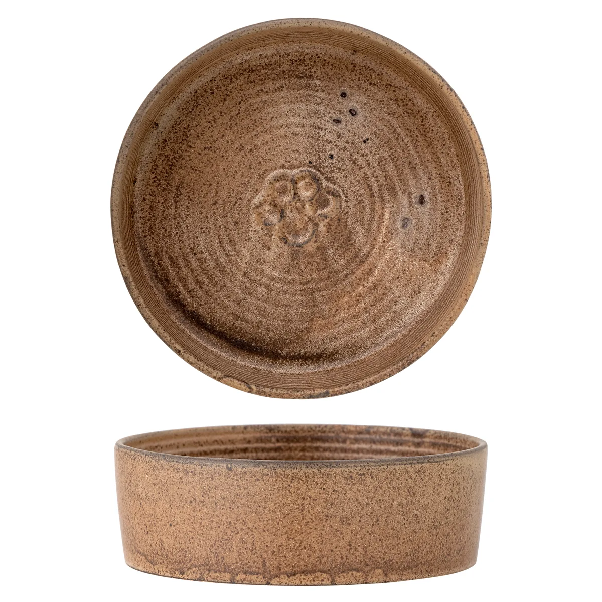 Buddy Skål, Brun, Stentøj, D21,5xH7 cm fra Bloomingville – produktbillede