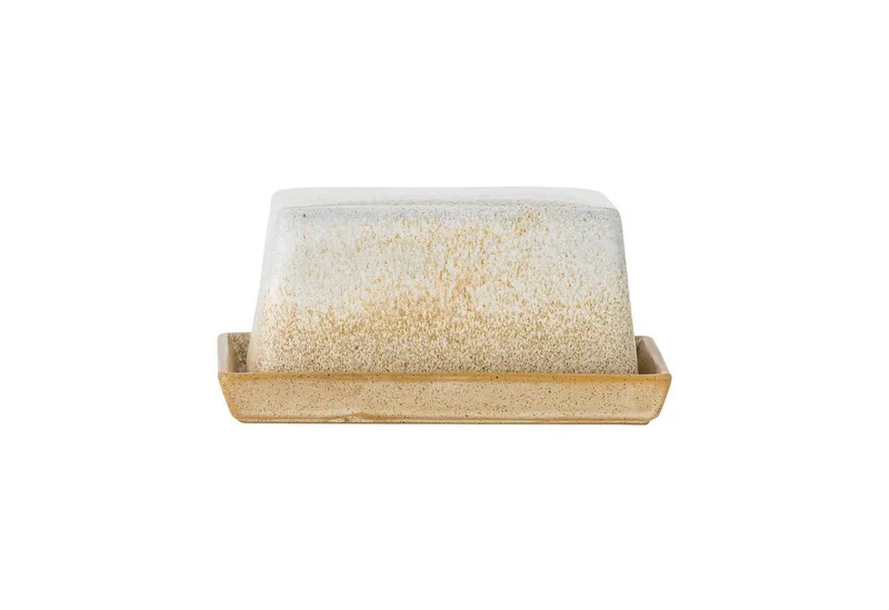Butterdose Bloomingville Paula Butterdose, Natur, Steingut, Steingut by Bloomingville in Beige – product photo