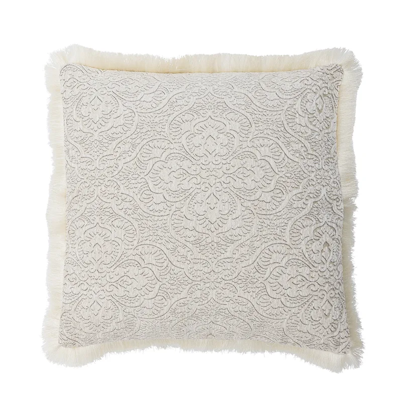 Cabrie Kissen, Natur, Polyester, 50x50 cm, für Wohnzimmer by Bloomingville – product photo