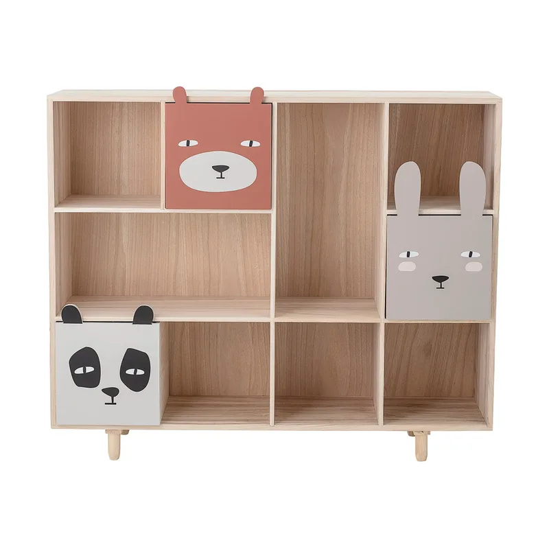 Calle Bücherregal 89,5x107 cm 3 Schubladen Natur by Bloomingville – product photo