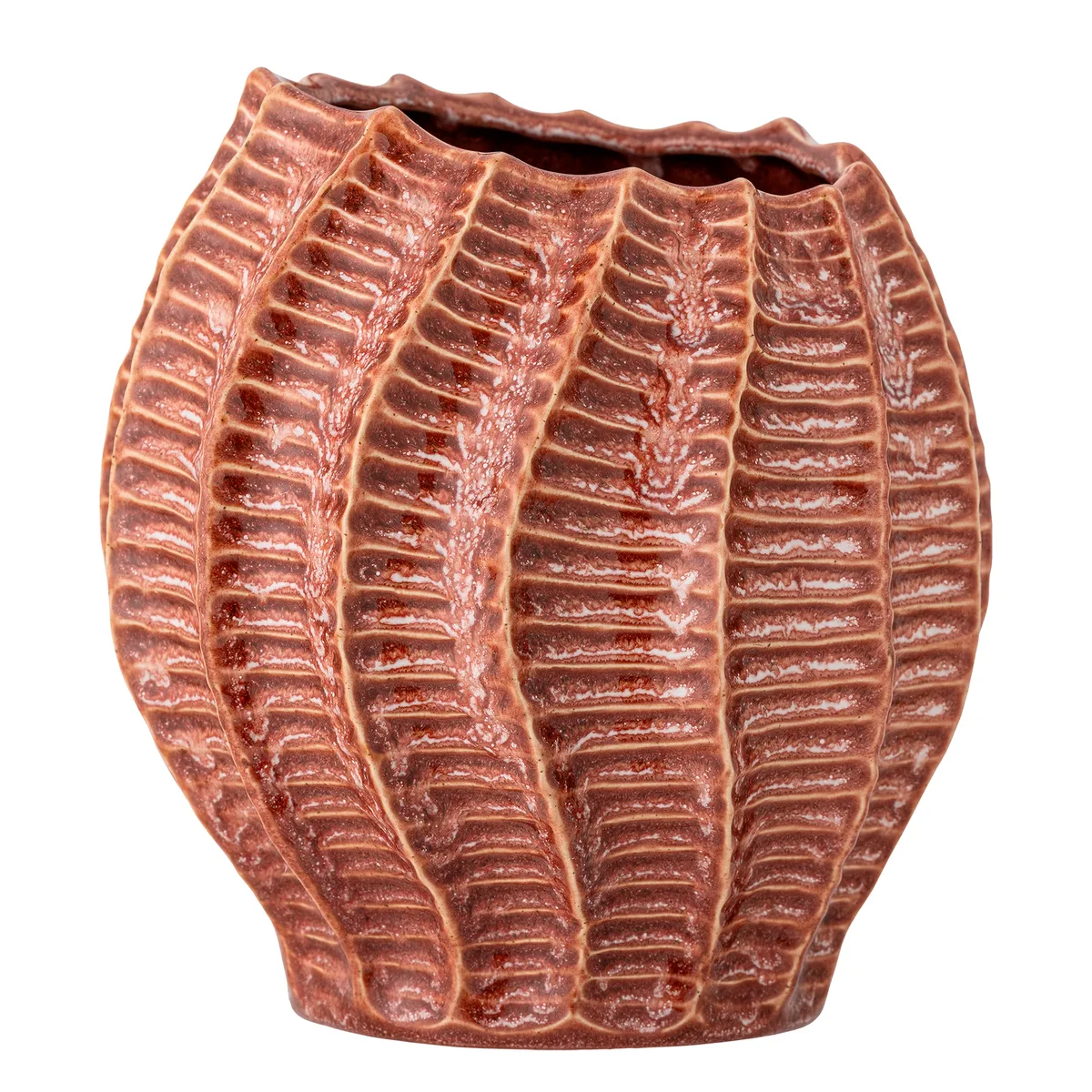 Callon Vase, Rosa, Stentøj, D19,5xH20,5 cm fra Bloomingville – produktbillede