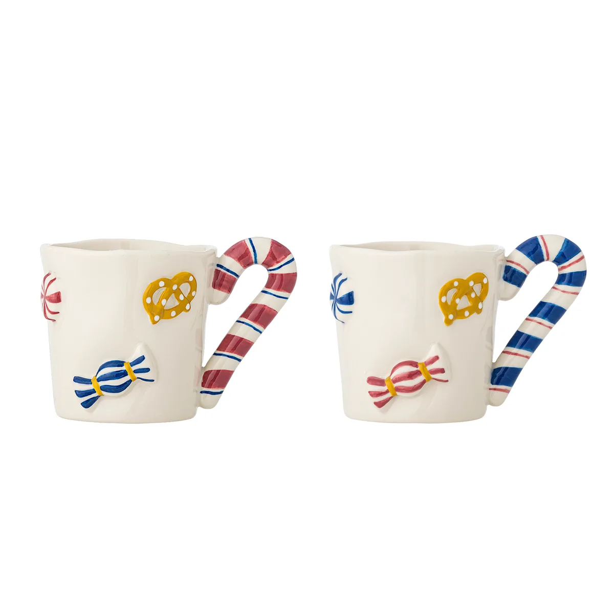 Candice Kop, B8,5xH8 cm, 2 stk, Multifarvet fra Bloomingville – produktbillede