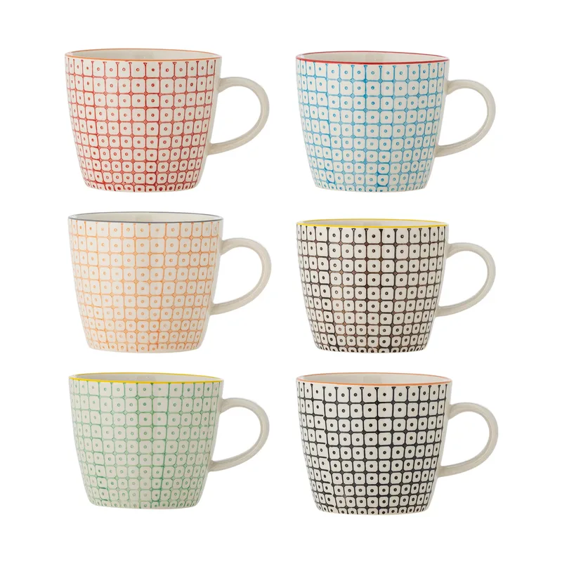 Carla Tassen Multi, 6‑er Pack från Bloomingville – produktbild