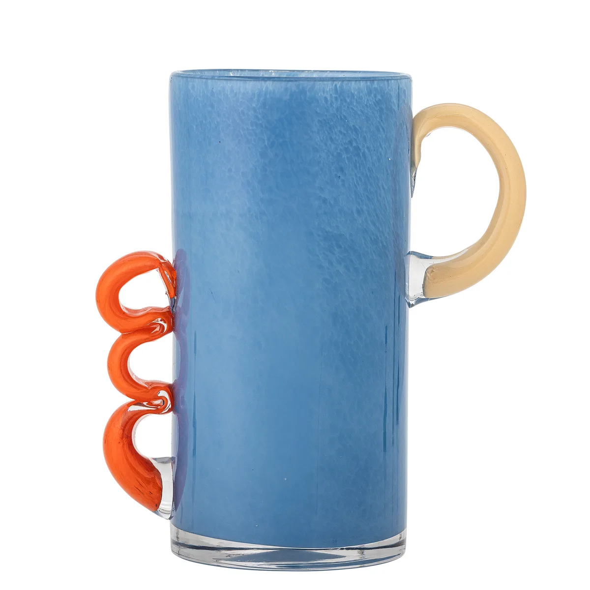 Carlie Vase, Blå, Glas, L20xH25xW12,5 cm de Bloomingville – photo du produit