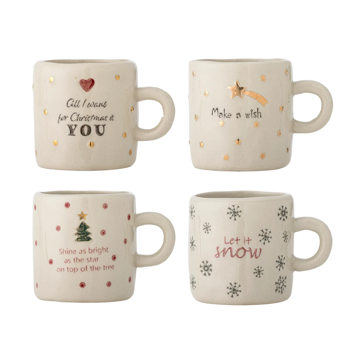 Christy Kop, Multipak, B7xH6 cm, 4 stk, Natur de Bloomingville – photo du produit