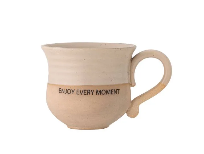 Claire mokken 'Enjoy every moment' set van 4 stuks - 82062545 de Bloomingville – photo du produit
