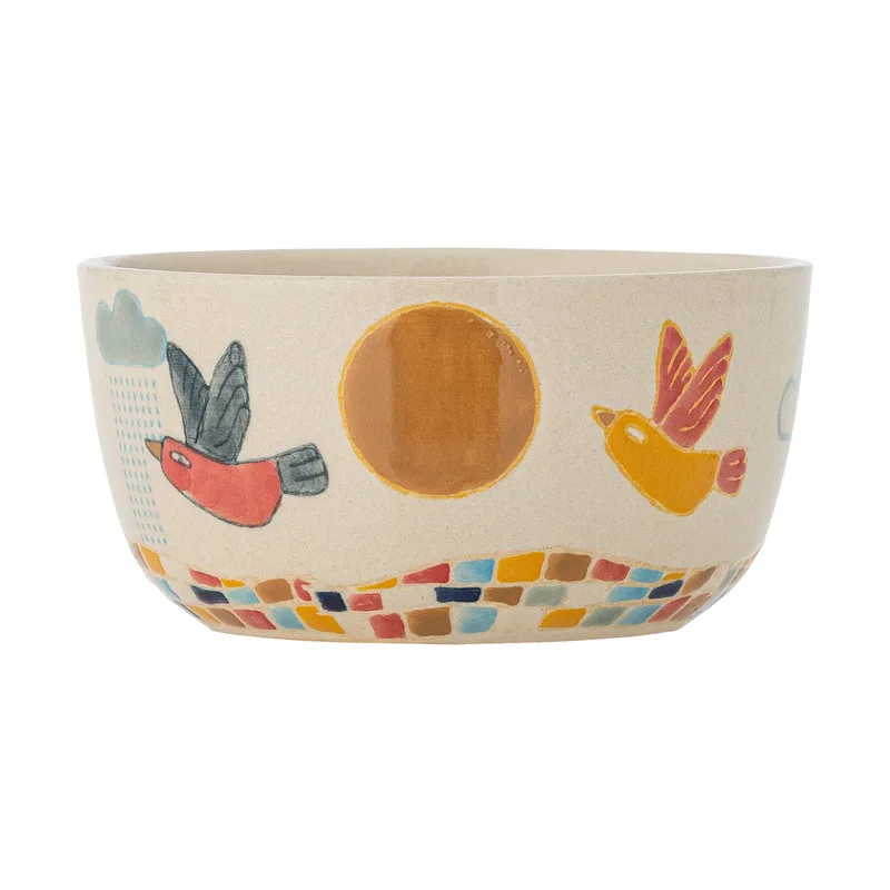 Colorine Schale Ø12 cm Natur van Bloomingville – productfoto
