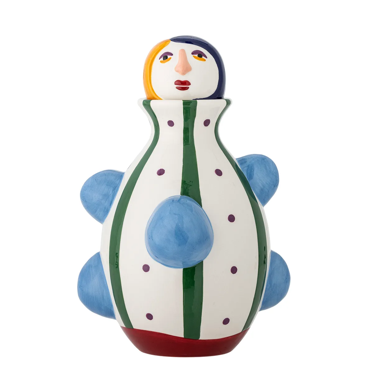 Conneli Vase, Multifarvet, Keramik, D20,5xH33 cm från Bloomingville – produktbild