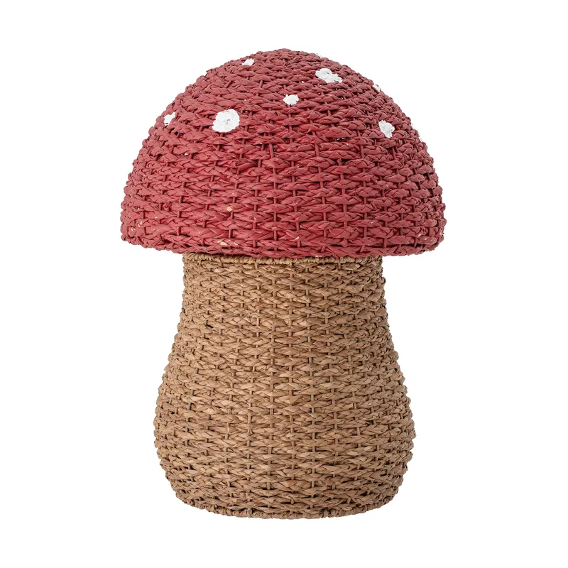 Corintha Aufbewahrungskorb mit Deckel Ø43x61 cm Rot by Bloomingville – product photo