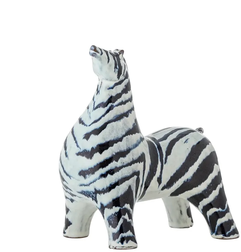Decoratie aardewerk Zayn 17cm de Bloomingville en Blauw – photo du produit