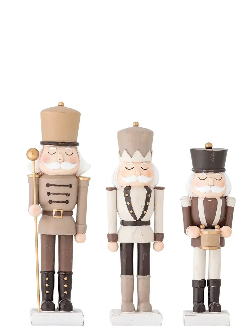 Decoratie polyresin bruin Darryl Deco - set van 3 de Bloomingville en [gid://shopify/Metaobject/307221758287,gid://shopify/Metaobject/297300001103] – photo du produit