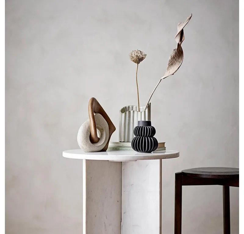 Dekofigur Esad Deko, Polyresin, L20,5xH21,5xW8 cm, Skulptur, Nordisches Design, Matt, Naturlook, Wohnaccessoire de Bloomingville en Marron – photo du produit 3 sur 5