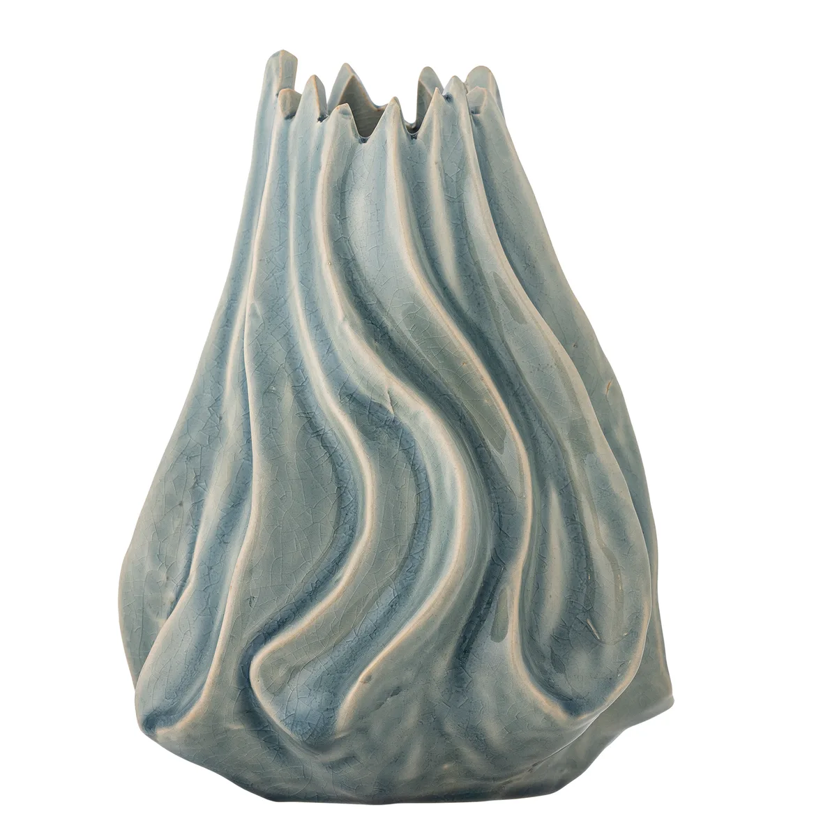 Dilara Vase, B17xH18 cm, Blå van Bloomingville – productfoto