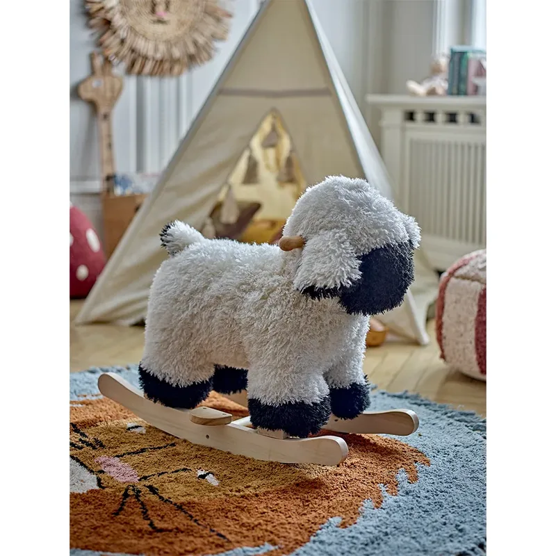 Dolly Schaukeltier Schaf Weiß by Bloomingville – product photo 5 of 5