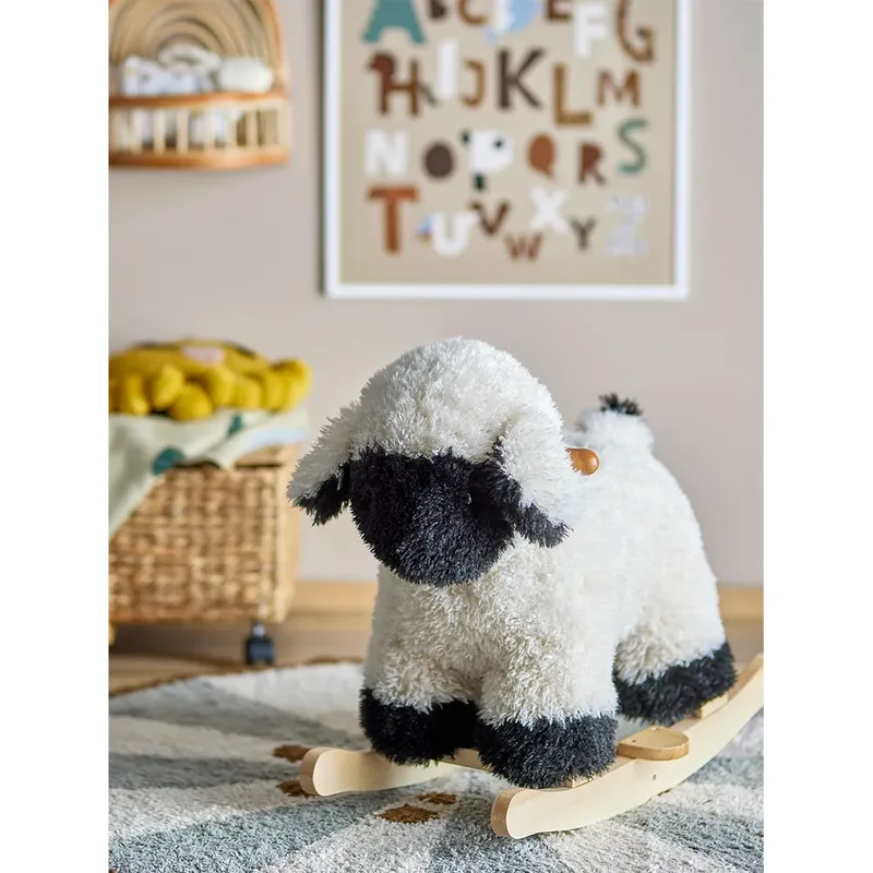 Dolly Schaukeltier Schaf Weiß by Bloomingville – product photo 4 of 5