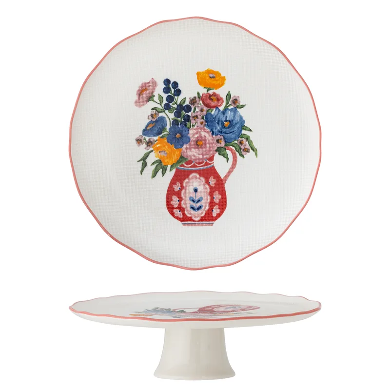 Dorothy Kuchenplatte - rosa Steingut van Bloomingville – productfoto