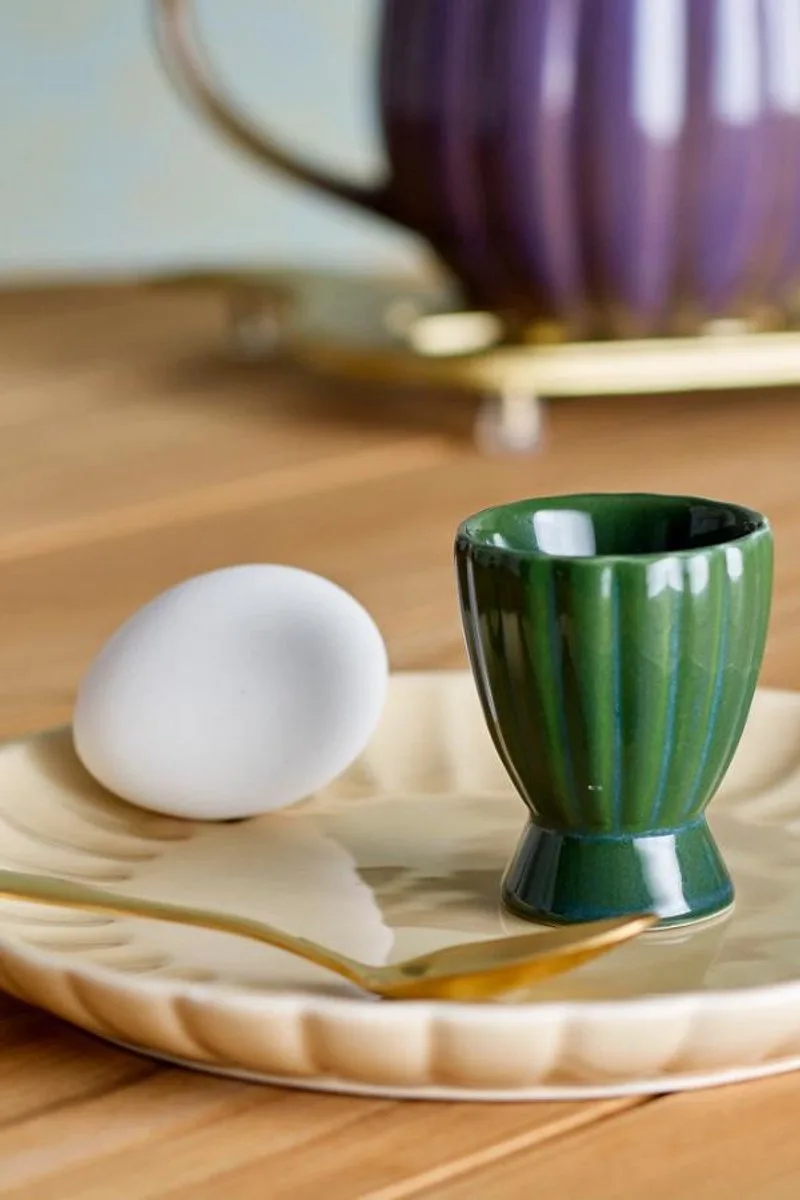 Eierdop aardewerk groen Latina de Bloomingville en [gid://shopify/Metaobject/303100625231] – photo du produit