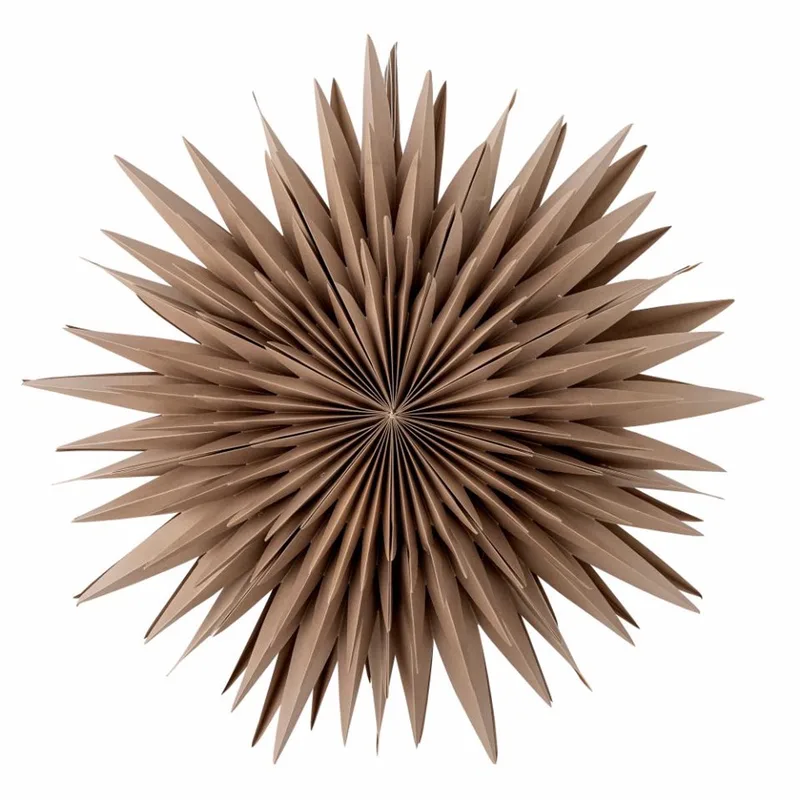Elijas Kerstster met Verlichting - Bruin - FSC mix papier de Bloomingville – photo du produit