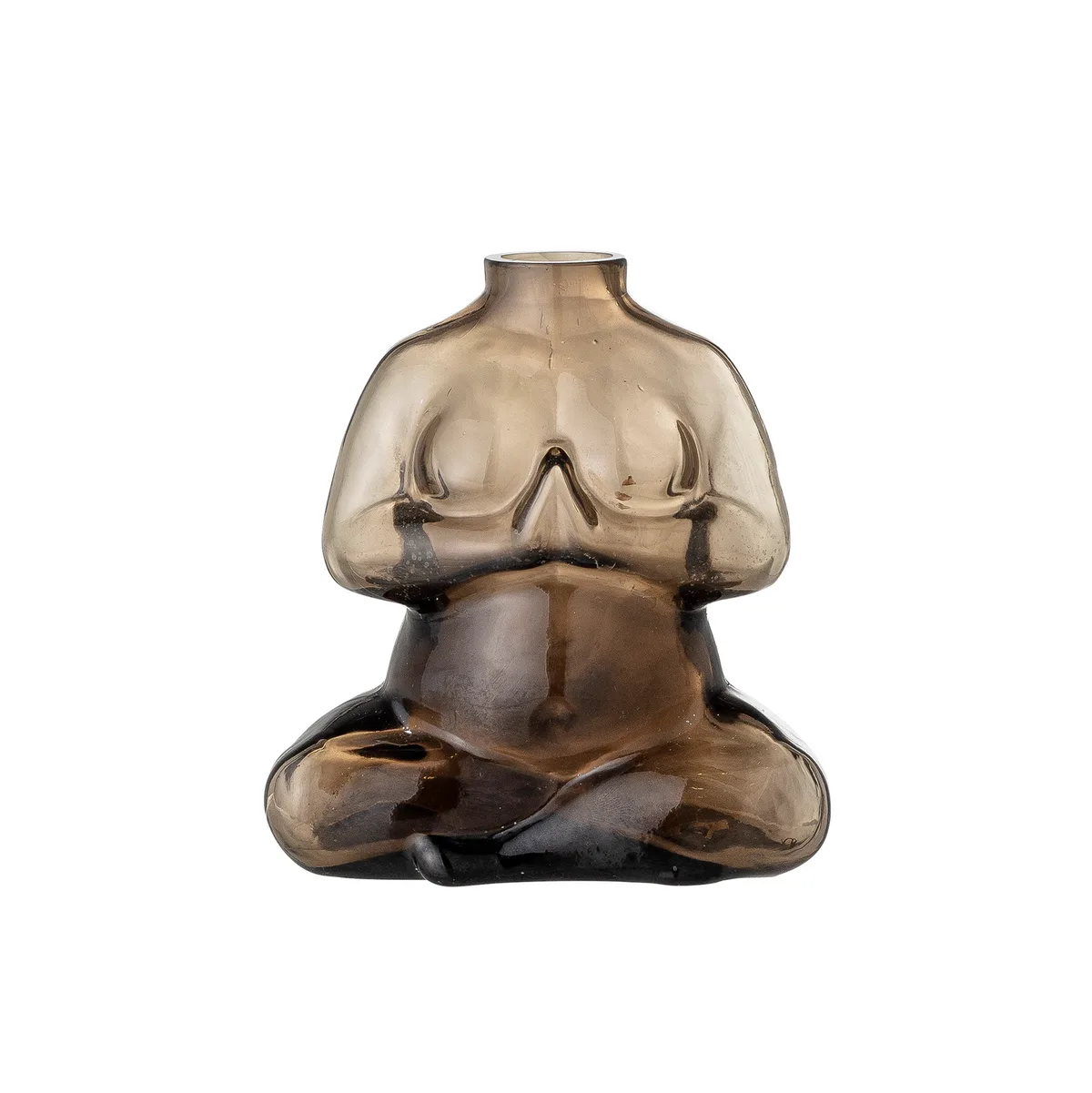 Elze Vase, H 12,5 cm, Brun de Bloomingville – photo du produit