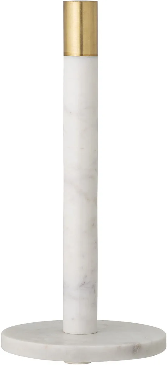 Emira Keukenrolhouder - Wit - Marmer de Bloomingville en [gid://shopify/Metaobject/296204665167] – photo du produit
