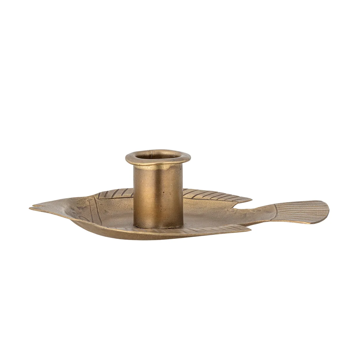 Fabius Lysestage, Brass, Metal, L15xH4xW11 cm de Bloomingville – photo du produit