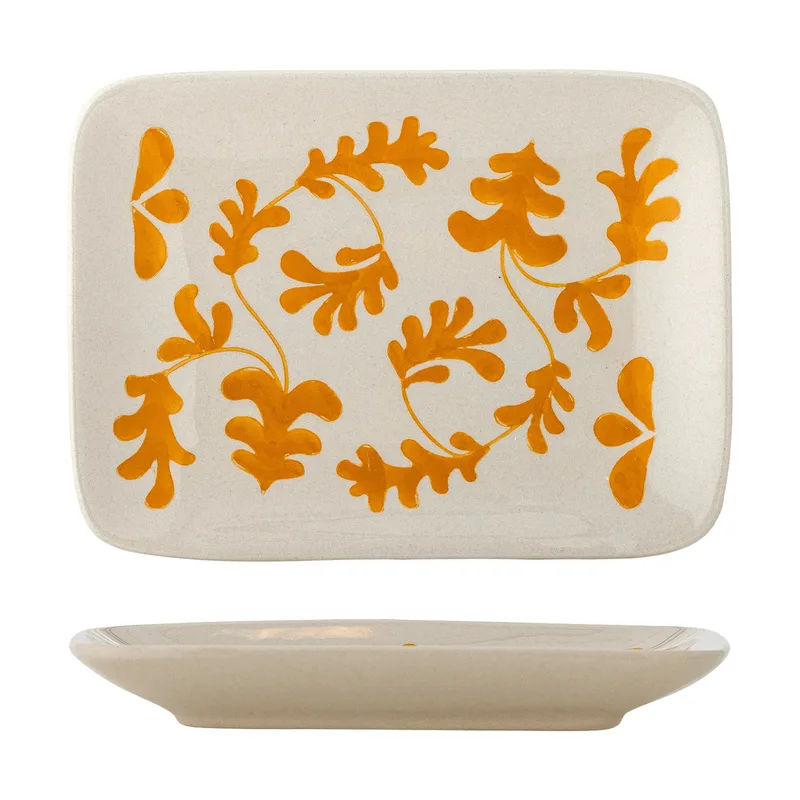 Fauni Dessertteller Gelb, 15x11,5 cm van Bloomingville – productfoto