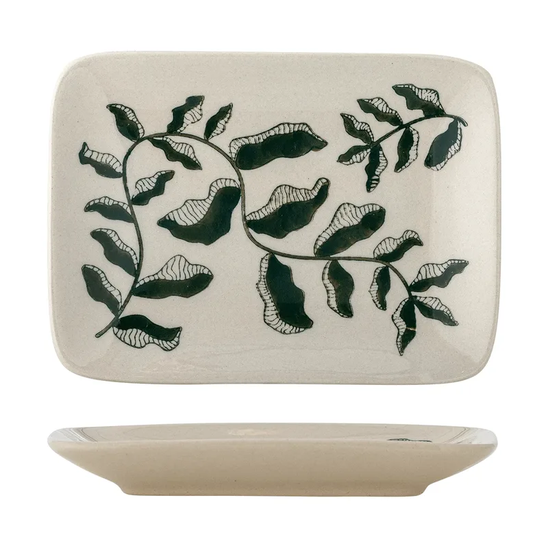 Fauni Dessertteller Grün, 15x11,5 cm van Bloomingville – productfoto