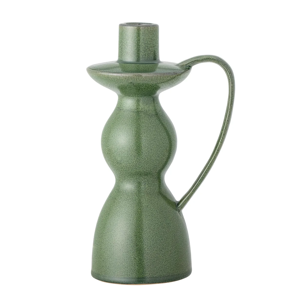 Fija Lysestage, Grøn, Stentøj, D13xH22,5 cm van Bloomingville – productfoto