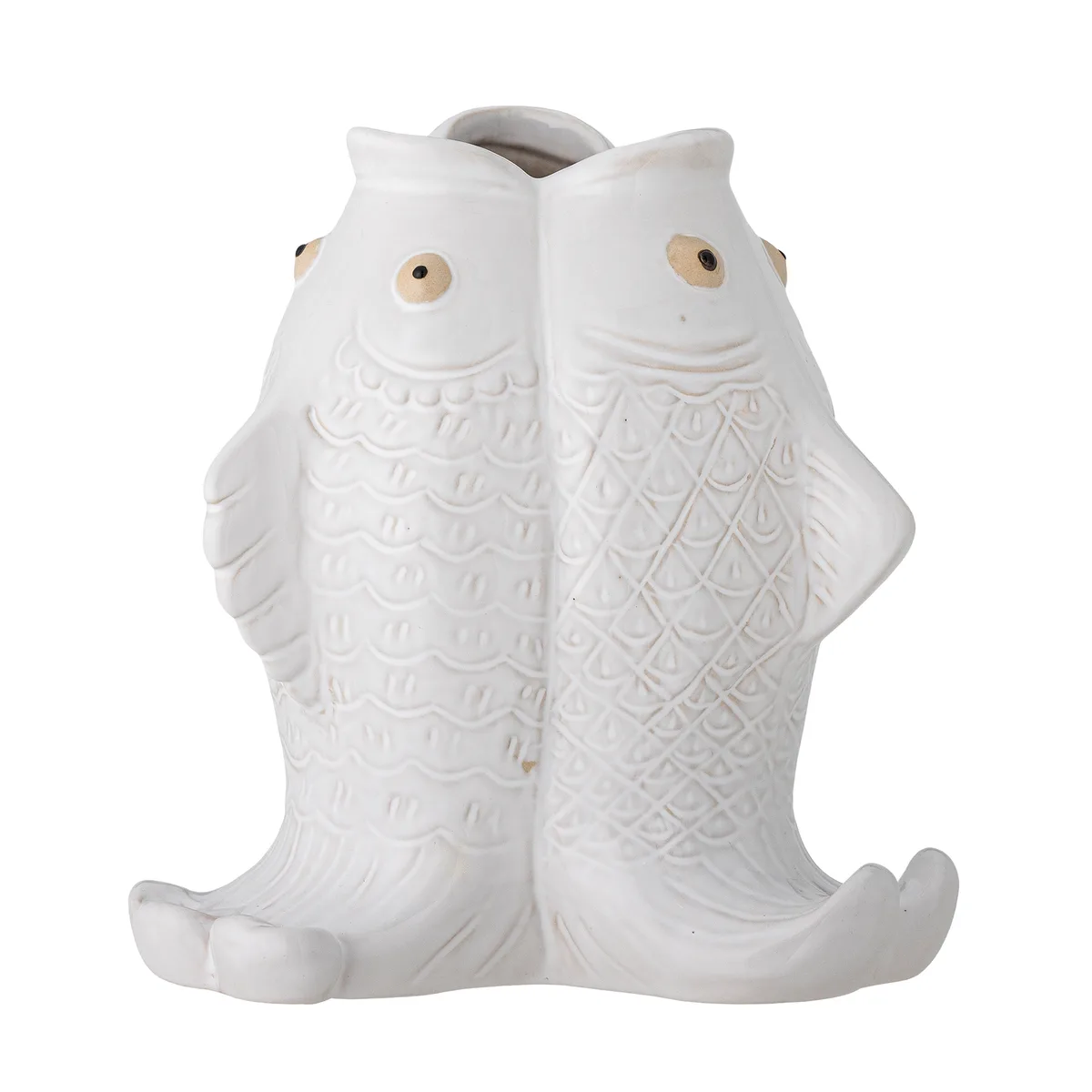 Fili Vase, Hvid, Stentøj, D17xH19 cm fra Bloomingville – produktbillede