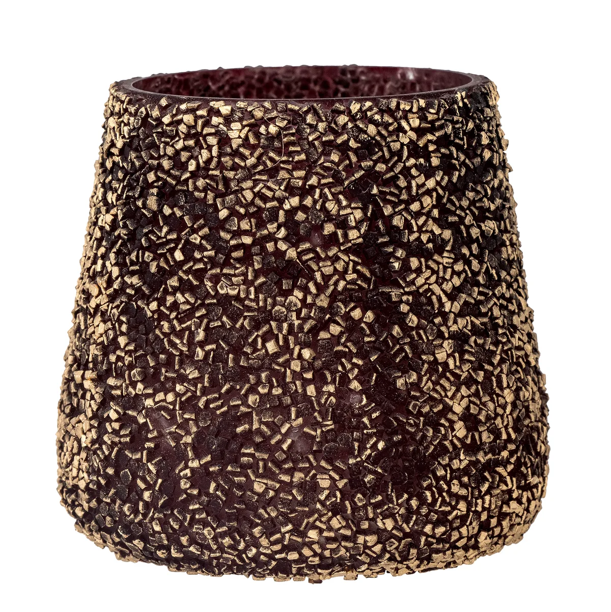 Filiz Fyrfadsstage, Guld, Genanvendt Glas, D11xH11 cm van Bloomingville – productfoto
