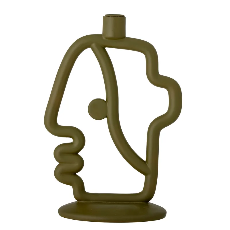 Flavie Kerzenhalter, Grün, Polyresin by Bloomingville – product photo