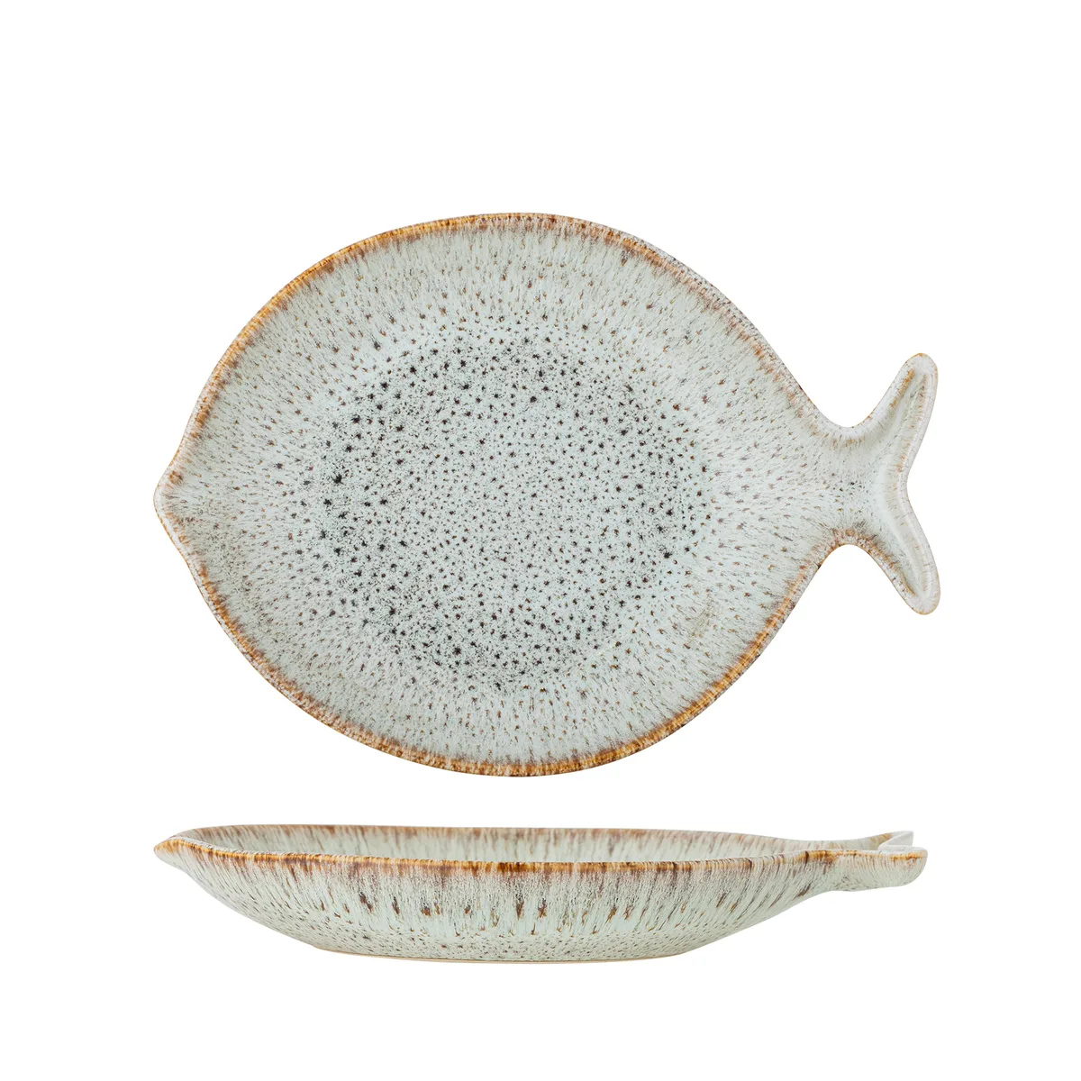 Fleur Serveringsfad, Natur, Stentøj, L27xH4xW20,5 cm van Bloomingville – productfoto