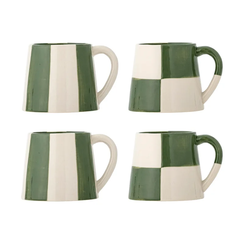 Floki Becher Grün, 4-teilig by Bloomingville – product photo