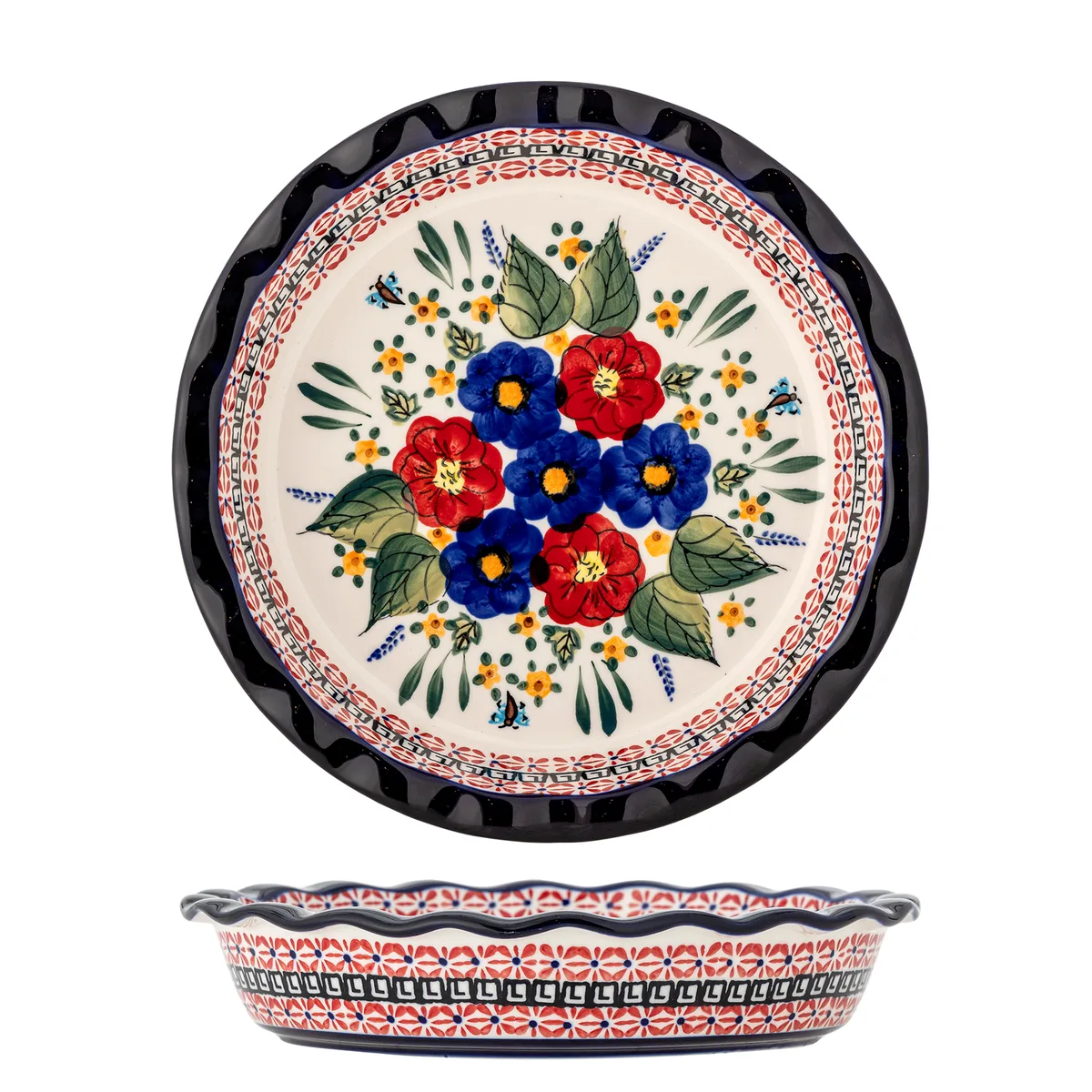 Florist Skål, Multifarvet, Stentøj, D26,5xH5 cm de Bloomingville – photo du produit