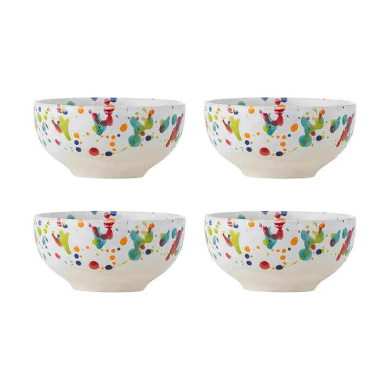 Freckles Schale 4-teilig Ø11,5 cm Rot by Bloomingville – product photo