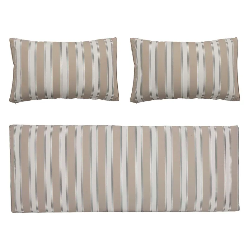 Gartenkissenbezug, 3er-Set, Grün und Sand Polyester by Bloomingville – product photo
