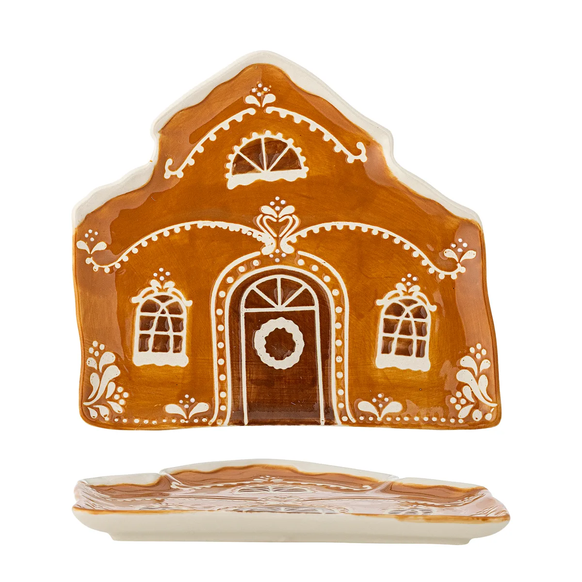 Gina Serveringsfad, Brun, Stentøj, L18xH1xW15 cm fra Bloomingville – produktbillede