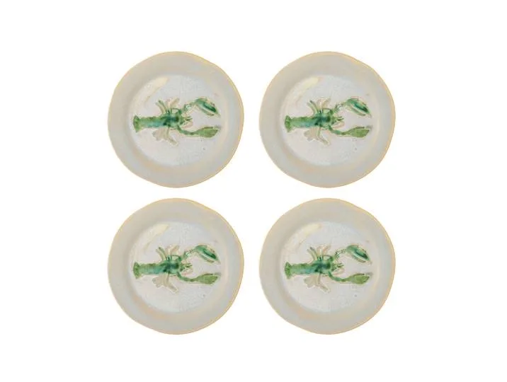 Hadden borden groen Ø21cm set van 4 stuks - 82072544 de Bloomingville – photo du produit