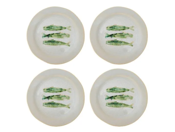 Hadden borden groen Ø27cm set van 4 stuks - 82072545 de Bloomingville – photo du produit
