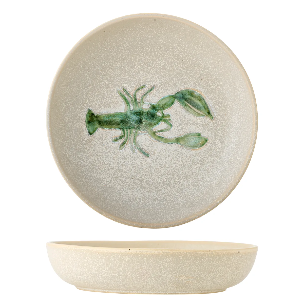 Hadden Skål, Grøn, Stentøj, D29xH6,5 cm de Bloomingville – photo du produit