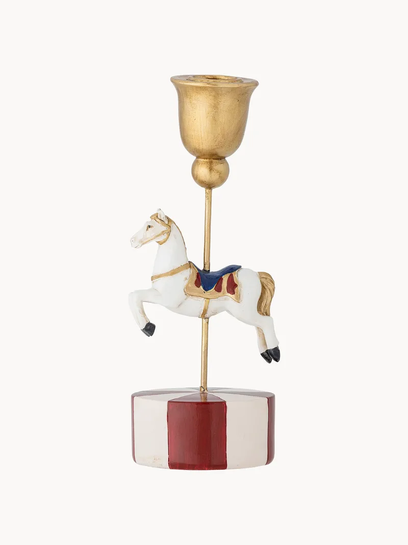 Handbeschilderde kandelaar Merry-go-round von Bloomingville – Produktfoto