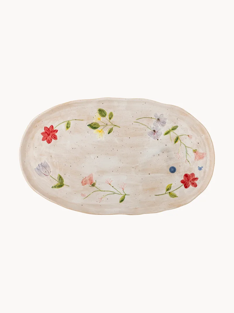 Handbeschilderde serveerschaal Camilla by Bloomingville – product photo