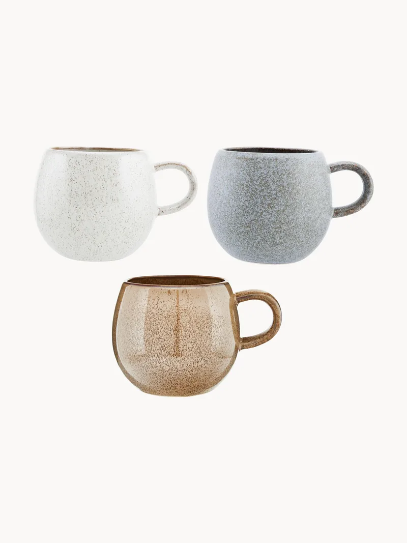 Handgemaakte theemokken Addison, set van 3 de Bloomingville – photo du produit