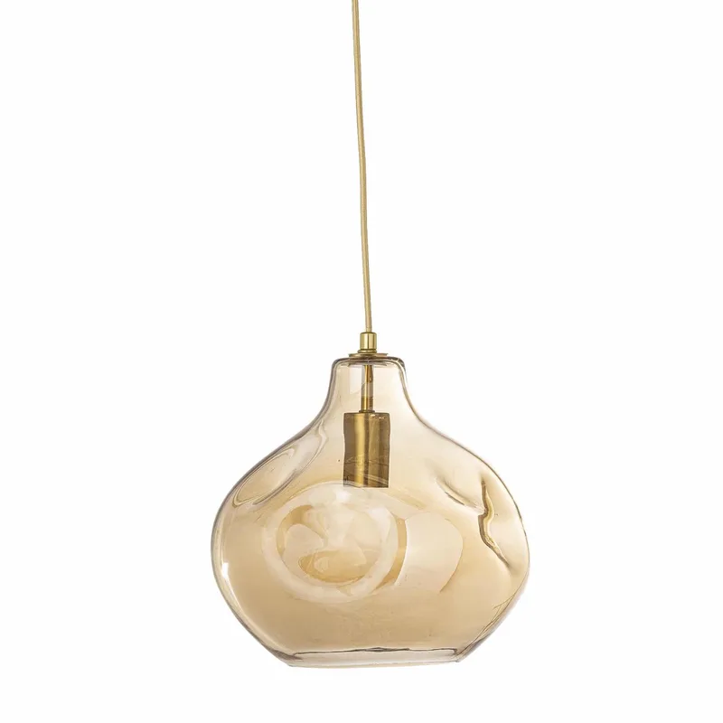 Hanglamp Glas Azizi Bruin från Bloomingville i Goud – produktbild