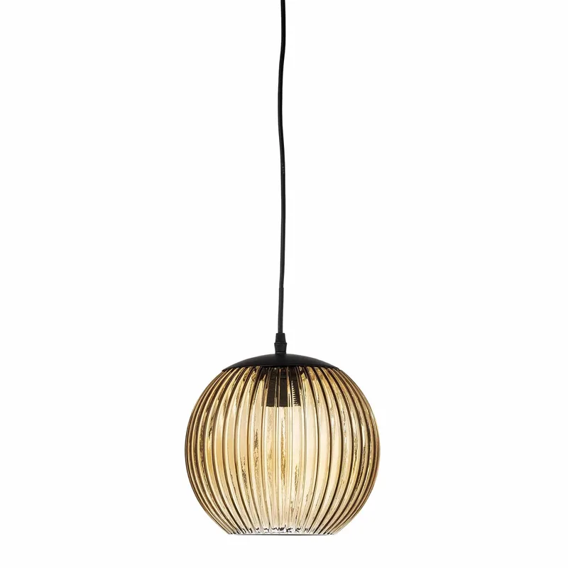 Hanglamp Glas Sybia by Bloomingville in Bruin – product photo