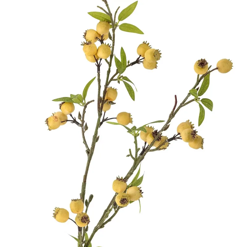 Hawthorn Branch, Yellow, Artificial Flowers by Bloomingville in [gid://shopify/Metaobject/307235455311,gid://shopify/Metaobject/303100625231] – product photo