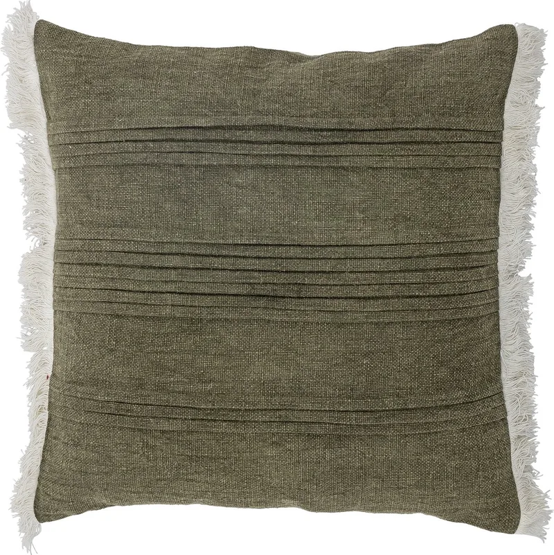 He Cushion, Green, Cotton by Bloomingville in Groen – product photo