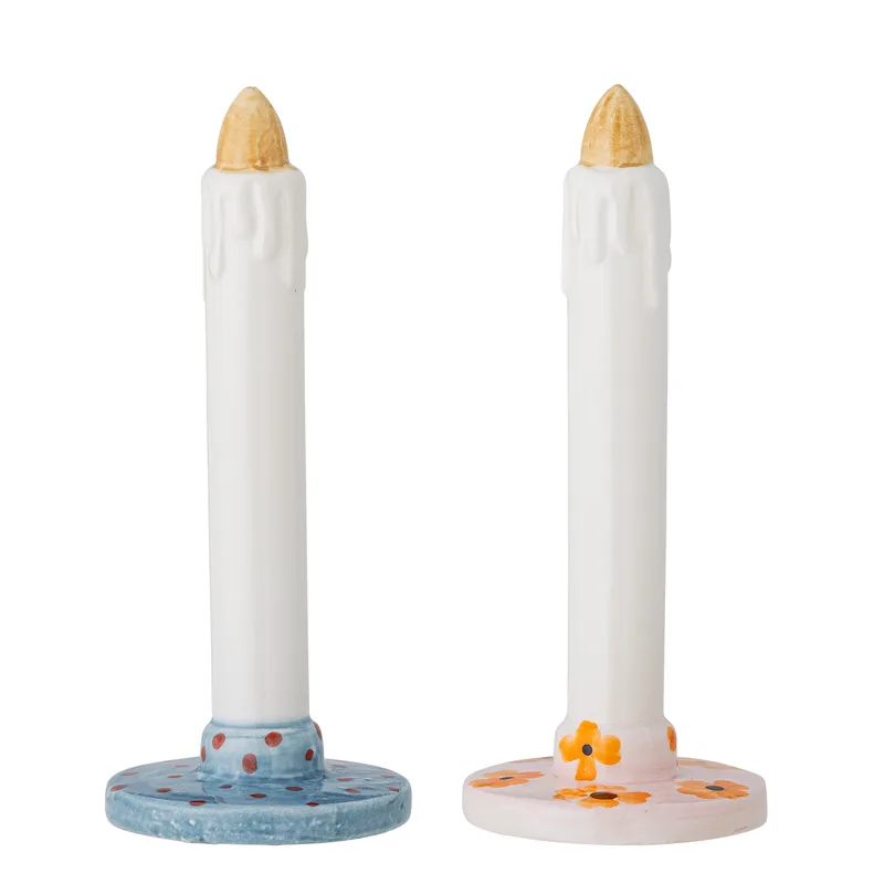 Heida Dekofiguren blaues Steingut 2er-Set, Home Decor, Dekoration van Bloomingville – productfoto
