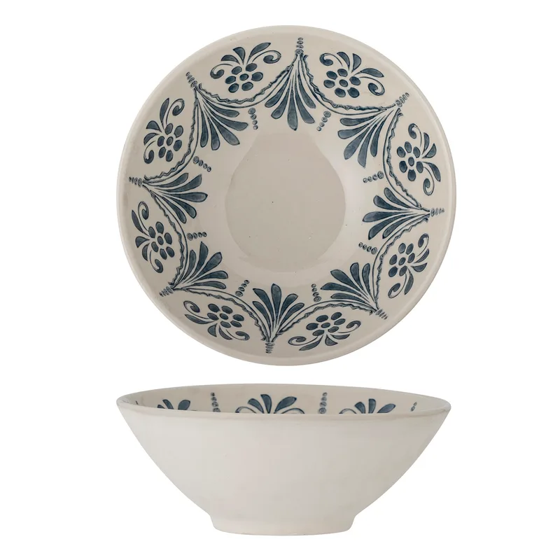 Heikki Schüssel, Blau, Steingut, D26,5xH11 cm by Bloomingville – product photo