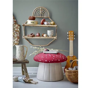 Hocker Lue Hocker Pilz Ø 37 x 30 cm fra Bloomingville i Rød – produktbillede 3 af 3